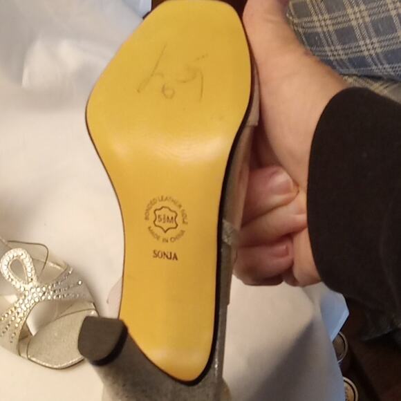 Metaphor women's dazzle party heeled sandals 5.5 - Picture 7 of 7